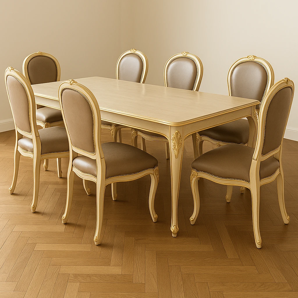 Bàn ăn nhập khẩu kiểu tân cổ điển