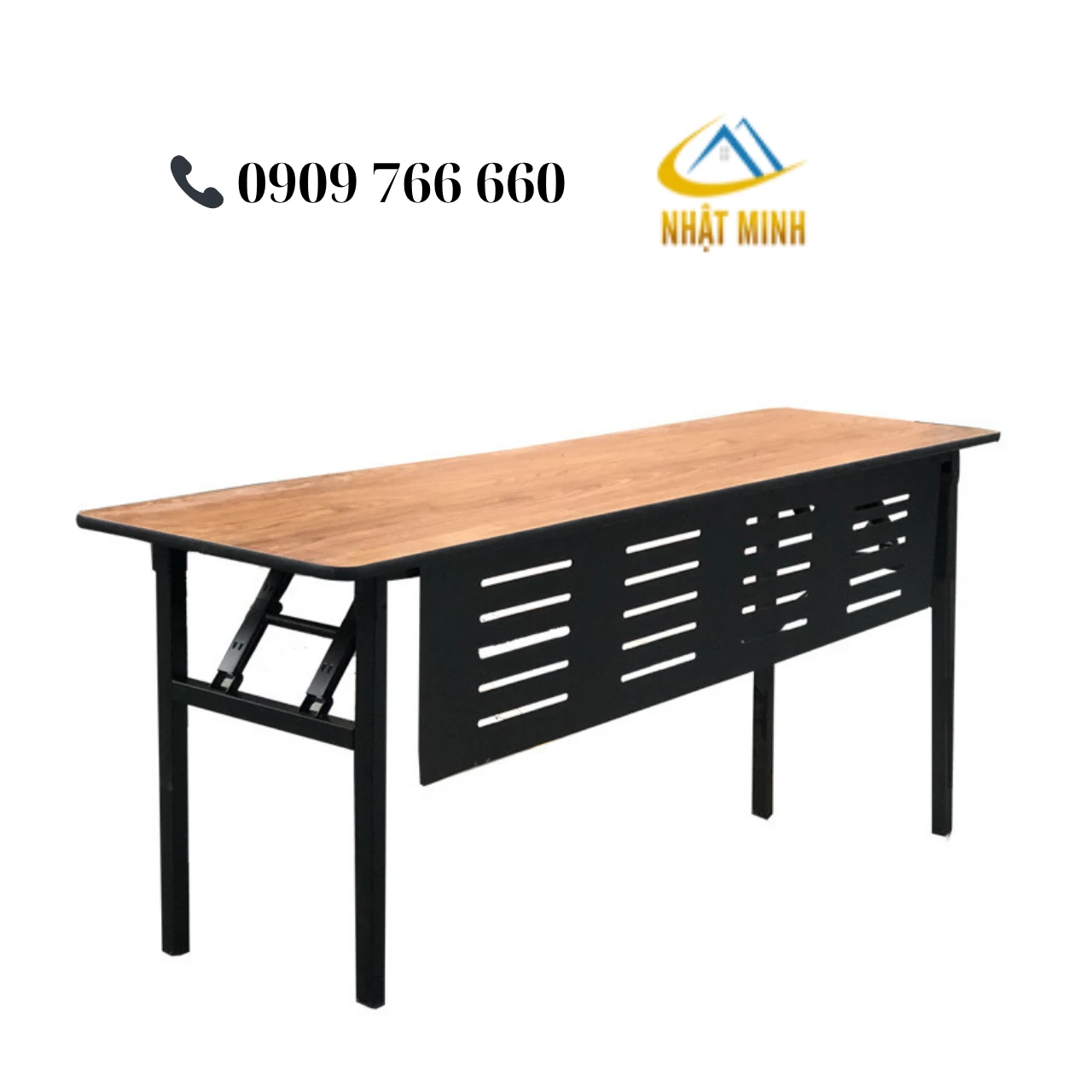 Bàn phòng tiệc chữ nhật có tấm che