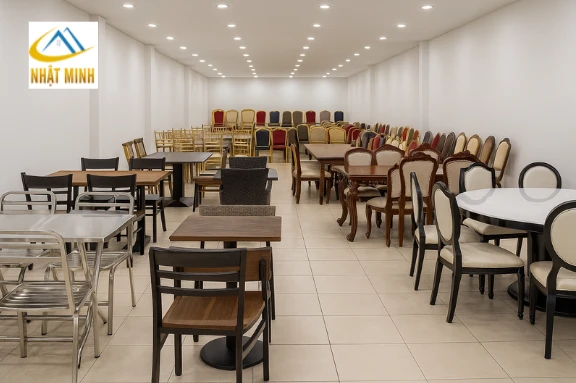 Bộ bàn ăn nhà hàng