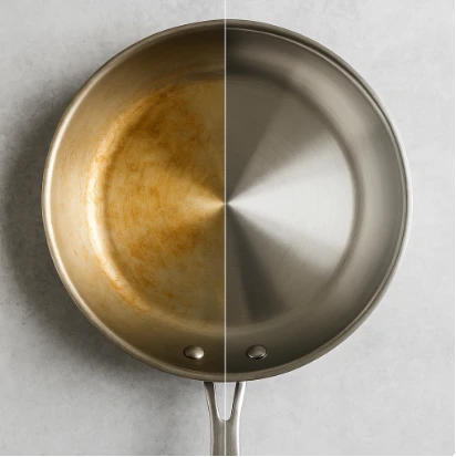 Cách Làm Sạch Chảo Inox Hiệu Quả