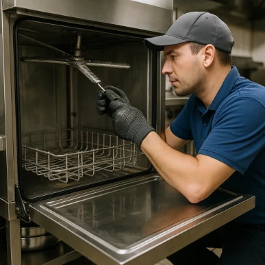 Cách bảo dưỡng máy rửa chén tránh nghẹt