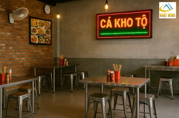 Decor quán ăn bình dân
