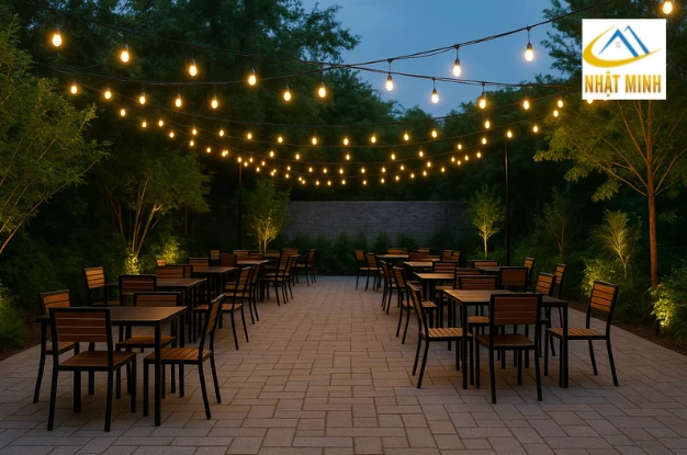 Decor quán ăn quán nhậu ngoài trời