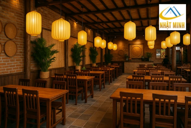 Decor quán ăn truyền thống