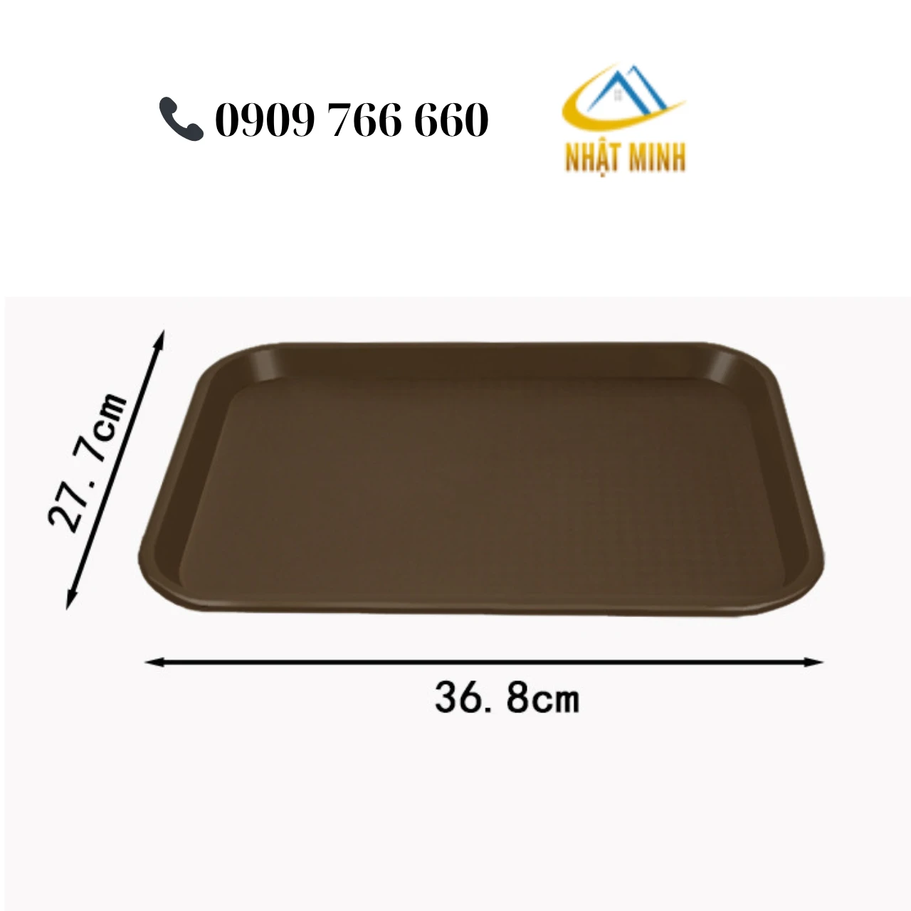 Khay nhựa phục vụ chữ nhật