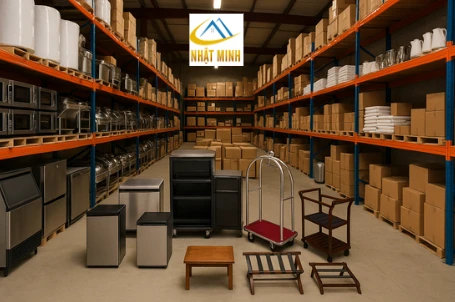 Kho cung cấp thiết bị khách sạn tại Nhật Minh