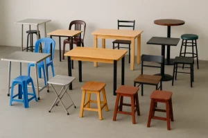 Mẫu bàn ghế quán nhậu bình dân đến tầm trung