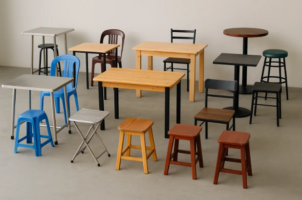 Mẫu bàn ghế quán nhậu bình dân đến tầm trung