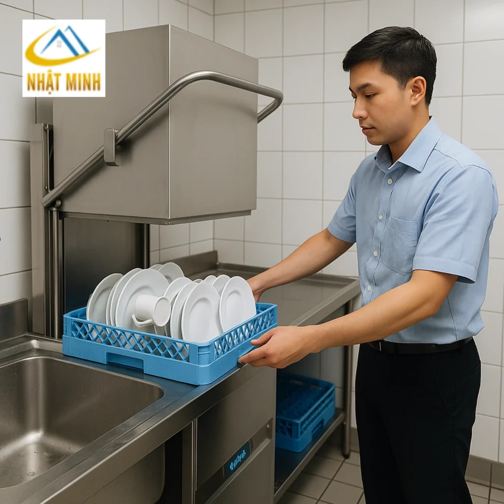 Máy rửa bát hiện đại