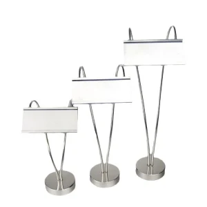 Cây kẹp menu đứng bằng inox