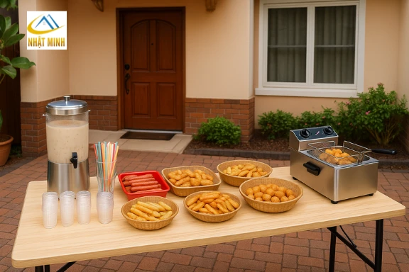 Quán ăn vặt tại nhà