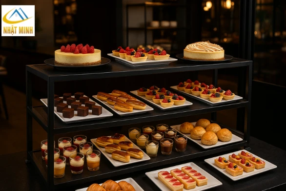 Quầy tráng miệng sơn tĩnh điện