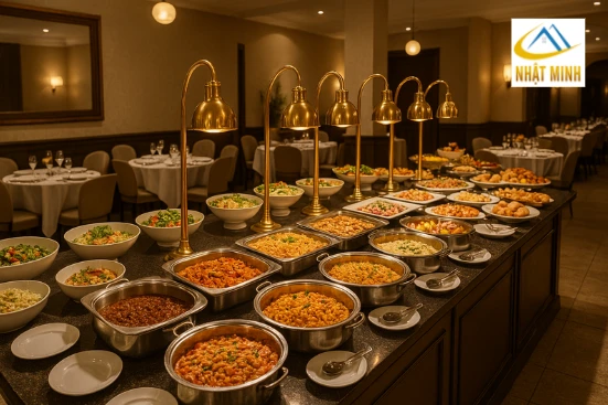 Setup quầy buffet đúng chuẩn, hấp dẫn