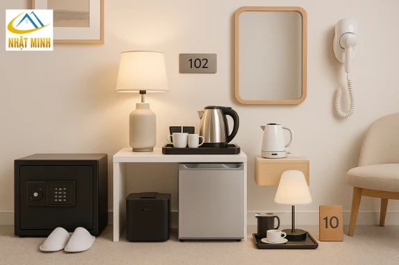 Thiết bị phòng khách sạn tại Nhật Minh