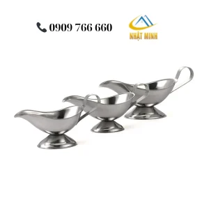 Thuyền rót sốt bằng inox cao cấp