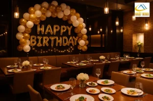 Trang trí sinh nhật nhà hàng