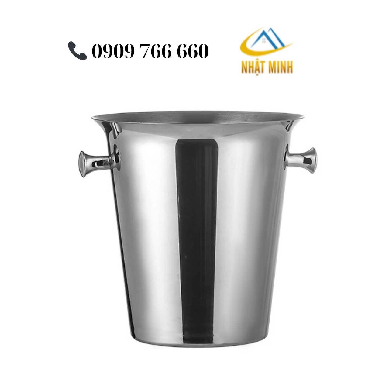 Xô ướp rượu quai núm inox cao cấp