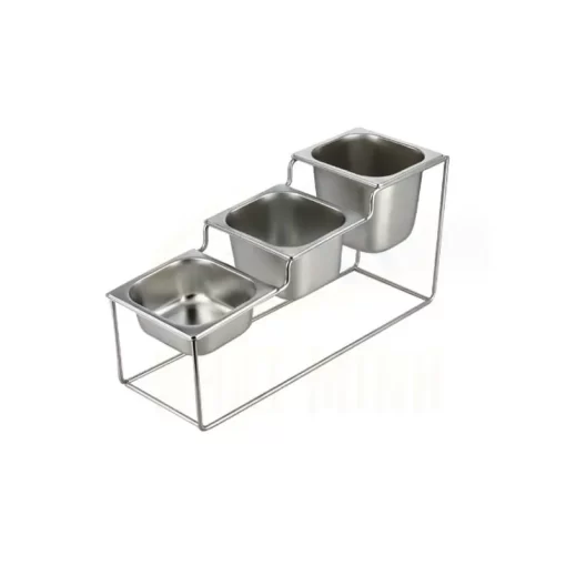 Kệ đựng sốt topping 3 tâng 