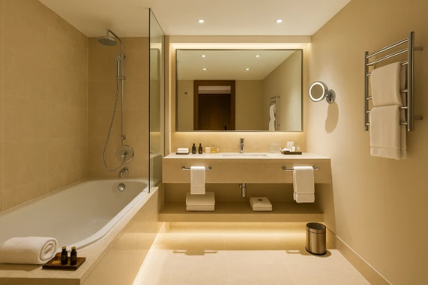 Thiết kế phòng tắm khách sạn 4 sao