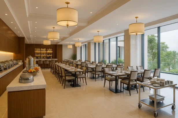 Khu vực nhà hàng – quầy bar