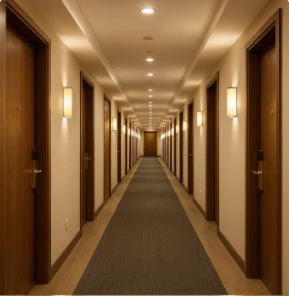 Thảm nỉ hành lang khách sạn