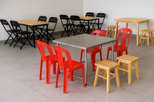 Bàn ghế quán nhậu