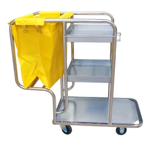 Xe dọn vệ sinh bằng inox