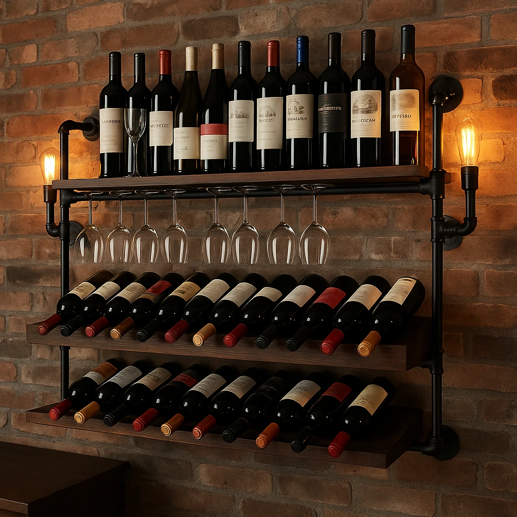 Các mẫu kệ trưng bày rượu