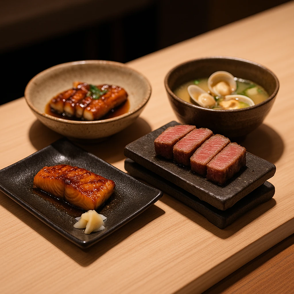 Phục vụ món nóng Omakase