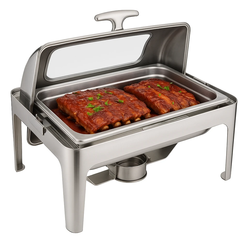 Món ăn buffet Sườn nướng BBQ