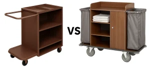 Xe đẩy dọn phòng vs Housekeeping Cart