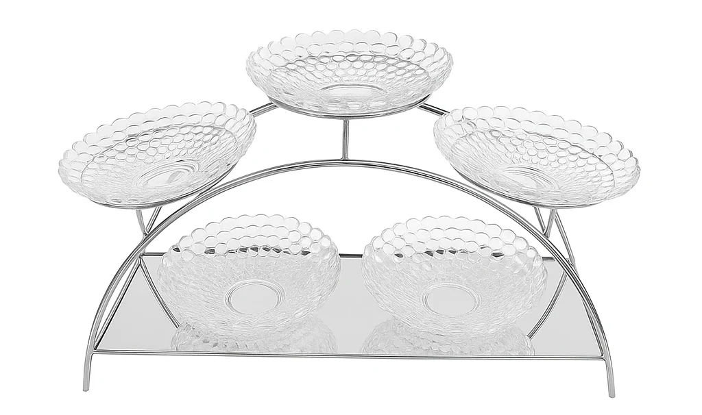 Khay để bánh kẹo bằng thủy tinh