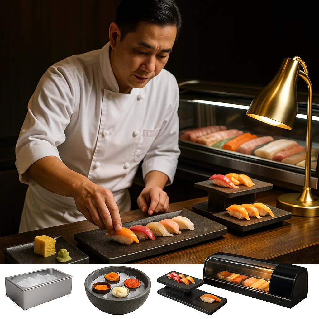 Quy trình 8 bước phục vụ món ăn tại nhà hàng Omakase