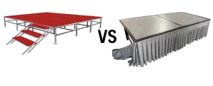 Sân khấu module vs sân khấu gấp: Nên chọn loại nào?