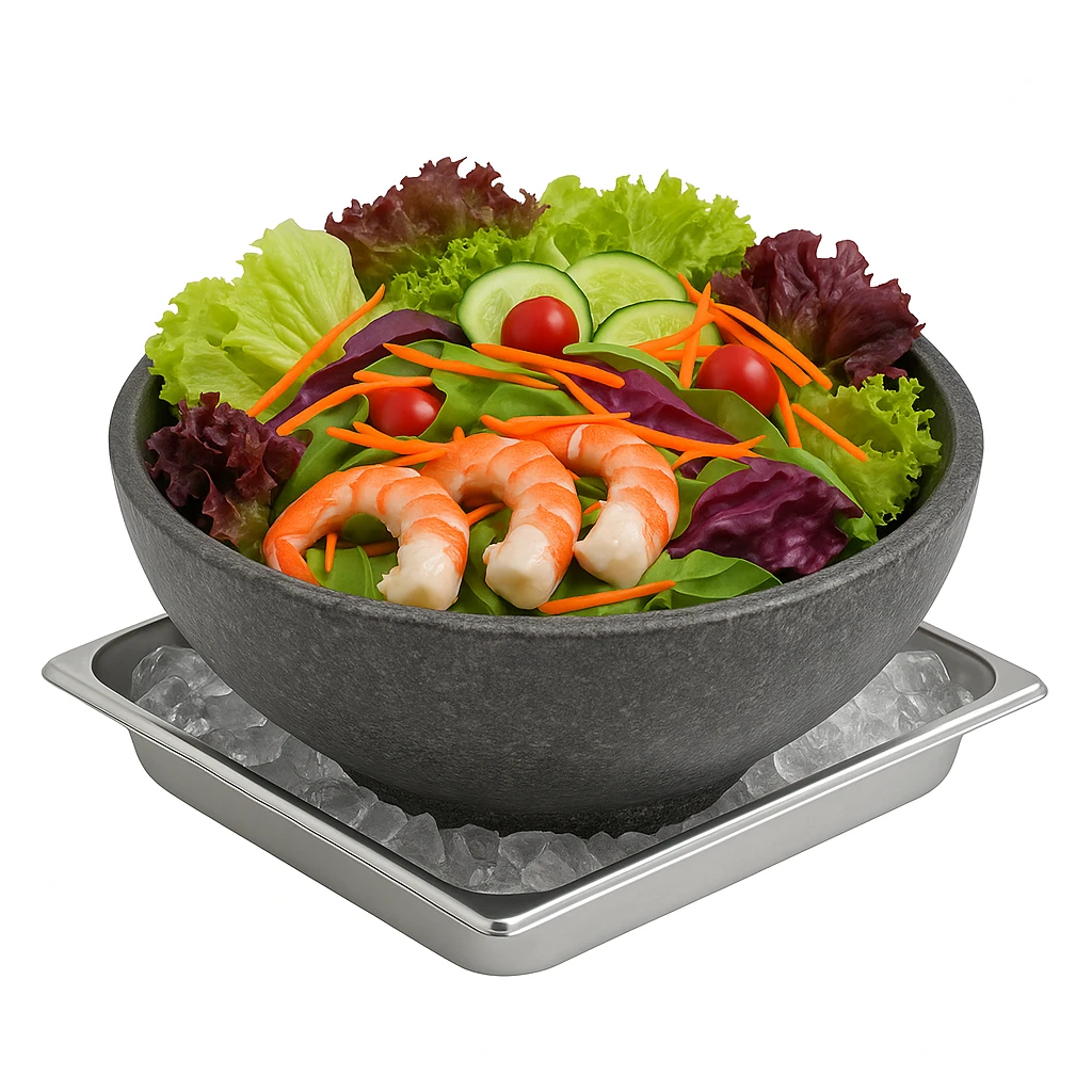 Salad rau tổng hợp cho quầy buffet