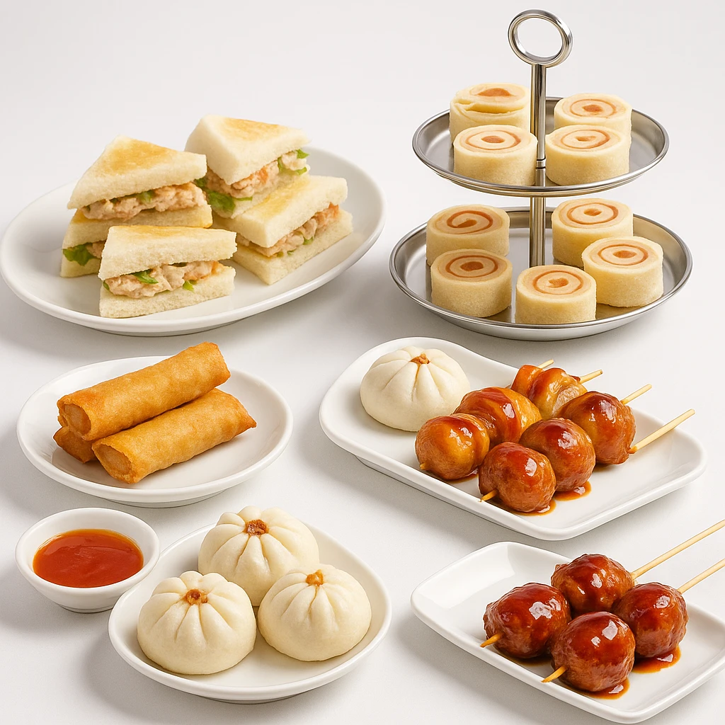Món ăn nhẹ mặn cho teabreak hội nghị