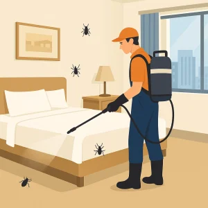 Quy trình 8 bước diệt côn trùng khách sạn 5 sao