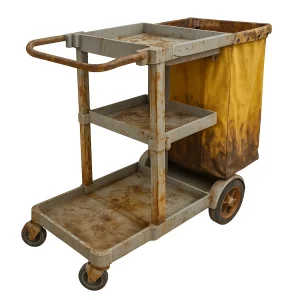 Vì sao resort biển cần xe đẩy vệ sinh chống gỉ sét