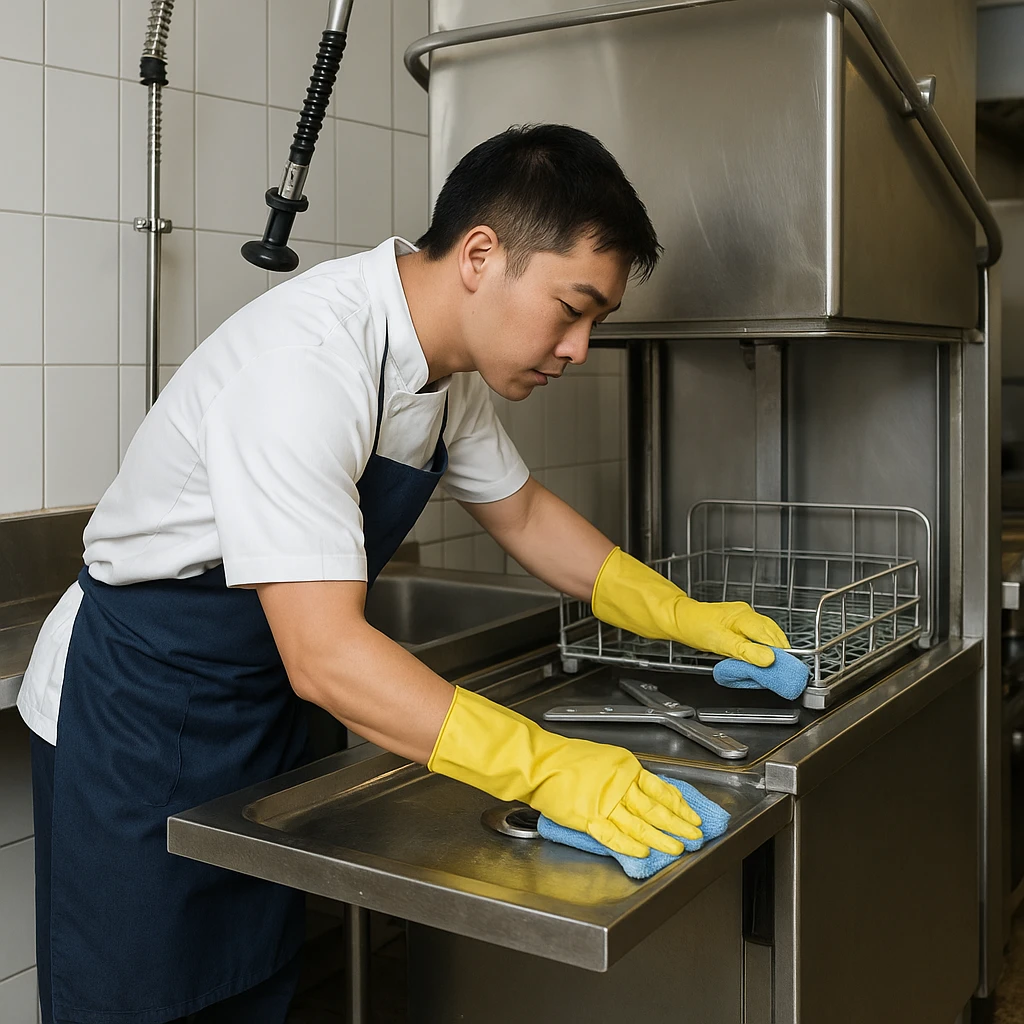 7+ Cách vệ sinh máy rửa chén công nghiệp đúng chuẩn