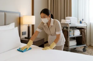 Quy trình và thiết bị vệ sinh khách sạn chuẩn 5 sao