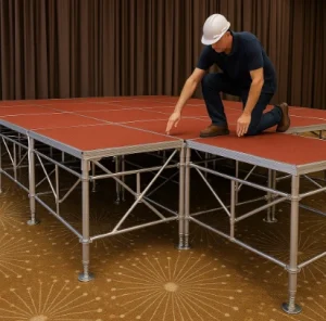 8 Cách giảm rung lắc cho bục sân khấu khi dùng cho sự kiện lớn