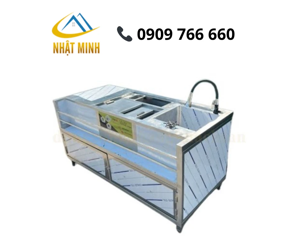 Xe bán thức ăn inox