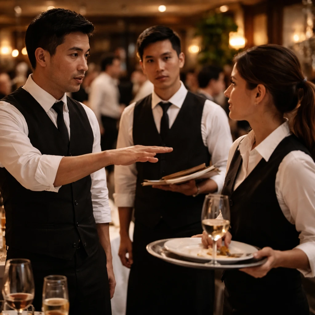 “Silent Signals”: Các tín hiệu không lời trong phục vụ nhà hàng