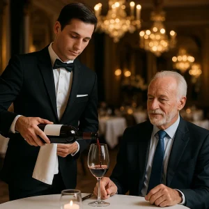 Quy trình phục vụ rượu vang chuẩn nghiệp vụ nhà hàng 5 sao