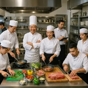 Các vị trí trong bếp nhà hàng 5 sao, vai trò nhiệm vụ