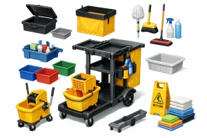 Cấu tạo xe dọn vệ sinh