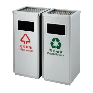 Thùng rác ngoài trời inox 304