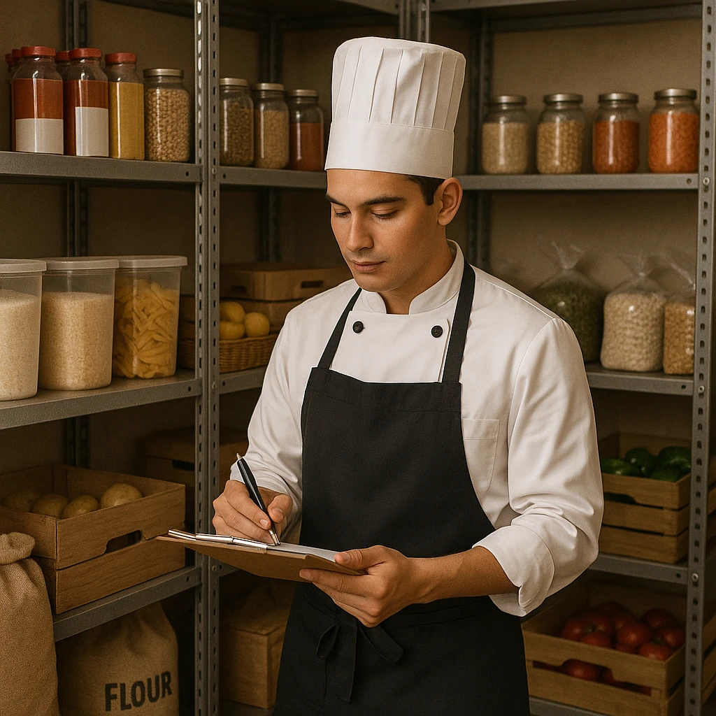 Phụ bếp Hỗ trợ kiểm kê – quản lý kho nguyên liệu