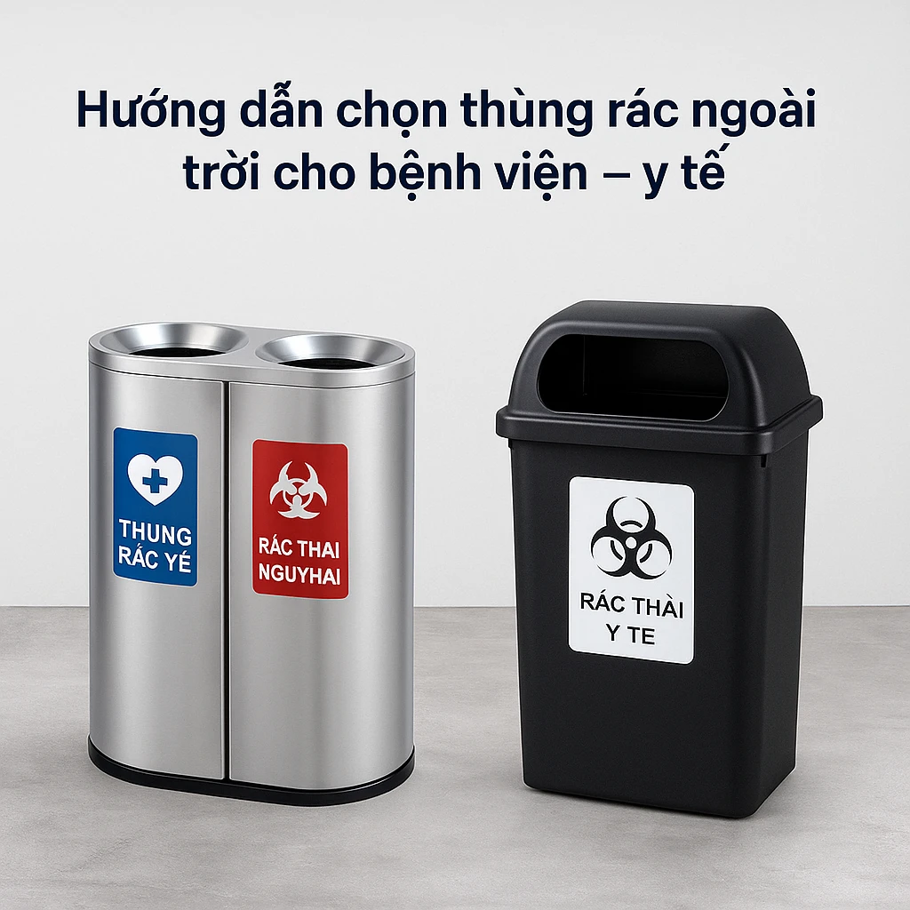 Màu sắc đúng quy định phân loại rác y tế
