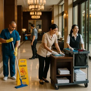 Tiêu chuẩn vệ sinh FOH & BOH khách sạn 4–5 sao